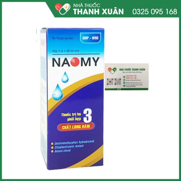 Naomy - Giảm các triệu chứng ho